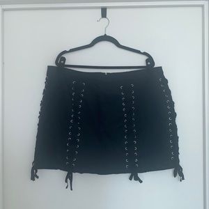 Forever 21 Plus Size Corset Mini Skirt